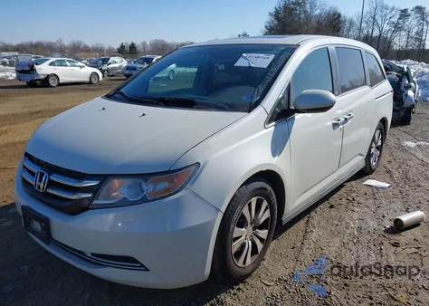 2015 Honda Odyssey Ex-L z USA, uszkodzony, nr VIN 5FNRL5H66FB029324